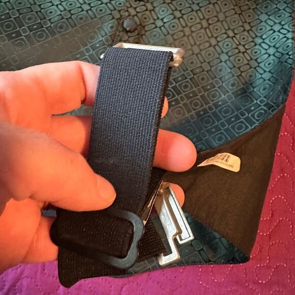 Phillip Stewart tux vest - geometric shapes - med- large - green - Picture 2 of 4